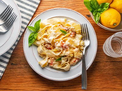 Creamy Crab Pappardelle